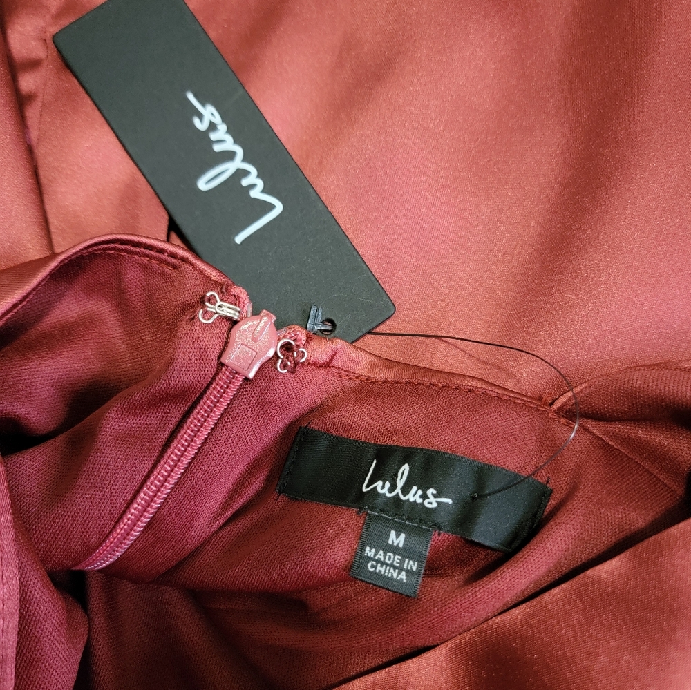 Lulu's Rust Maxi Dress - Picture 6 of 8